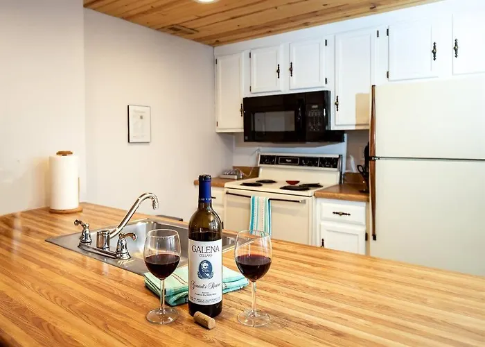 Peaceful 2-bedroom Townhome Retreat W/wooded View Сasa de vacaciones Galena