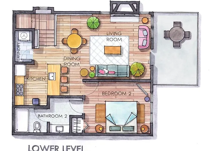 Peaceful 2-bedroom Townhome Retreat W/wooded View Сasa de vacaciones